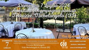 Aperitivo in compagnia presso Terrazze Michelangelo