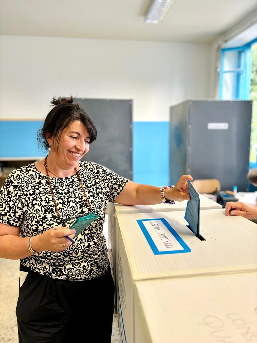 Elezioni, i candidati alle urne: Francesca Marrazza al voto / FOTO