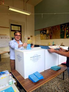 Elezioni, i candidati alle urne: Francesco Zini al voto / FOTO