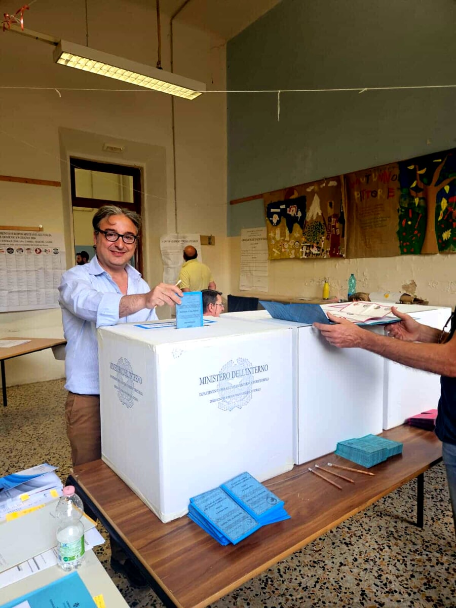 Elezioni, i candidati alle urne: Francesco Zini al voto / FOTO