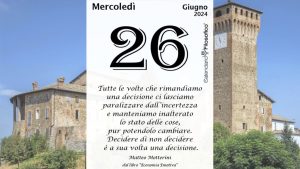 Almanacco | Mercoledì 26 giugno: accadde oggi, compleanni, santo e proverbio del giorno