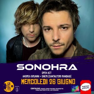 I Sonohra in concerto a Certaldo