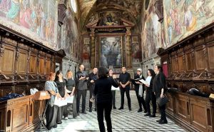 Il Gruppo Polifonico Madrigalisti Senesi in concerto al Mulino del Ronzone a Vinci