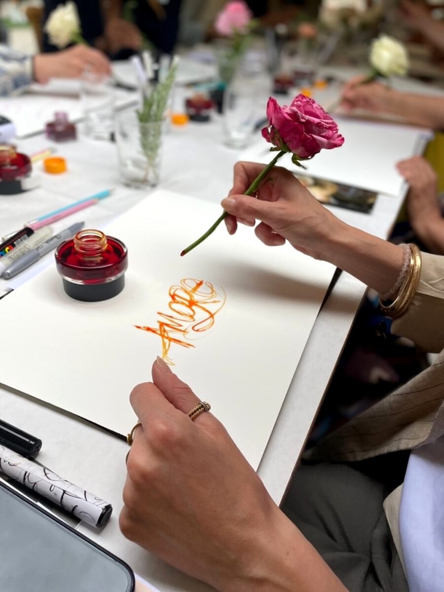 Inksperience con Studio Betty Soldi a Villa San Michele
