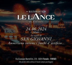 Cena alle Lance per i fuochi di San Giovanni