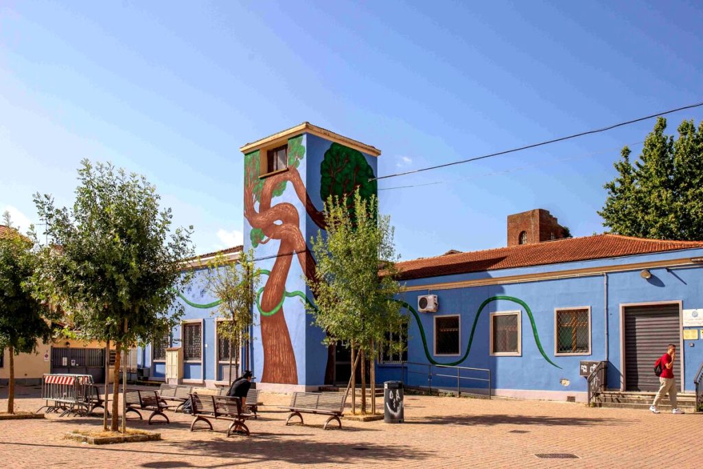 A scuola la Costituzione si celebra anche con un murale / FOTO
