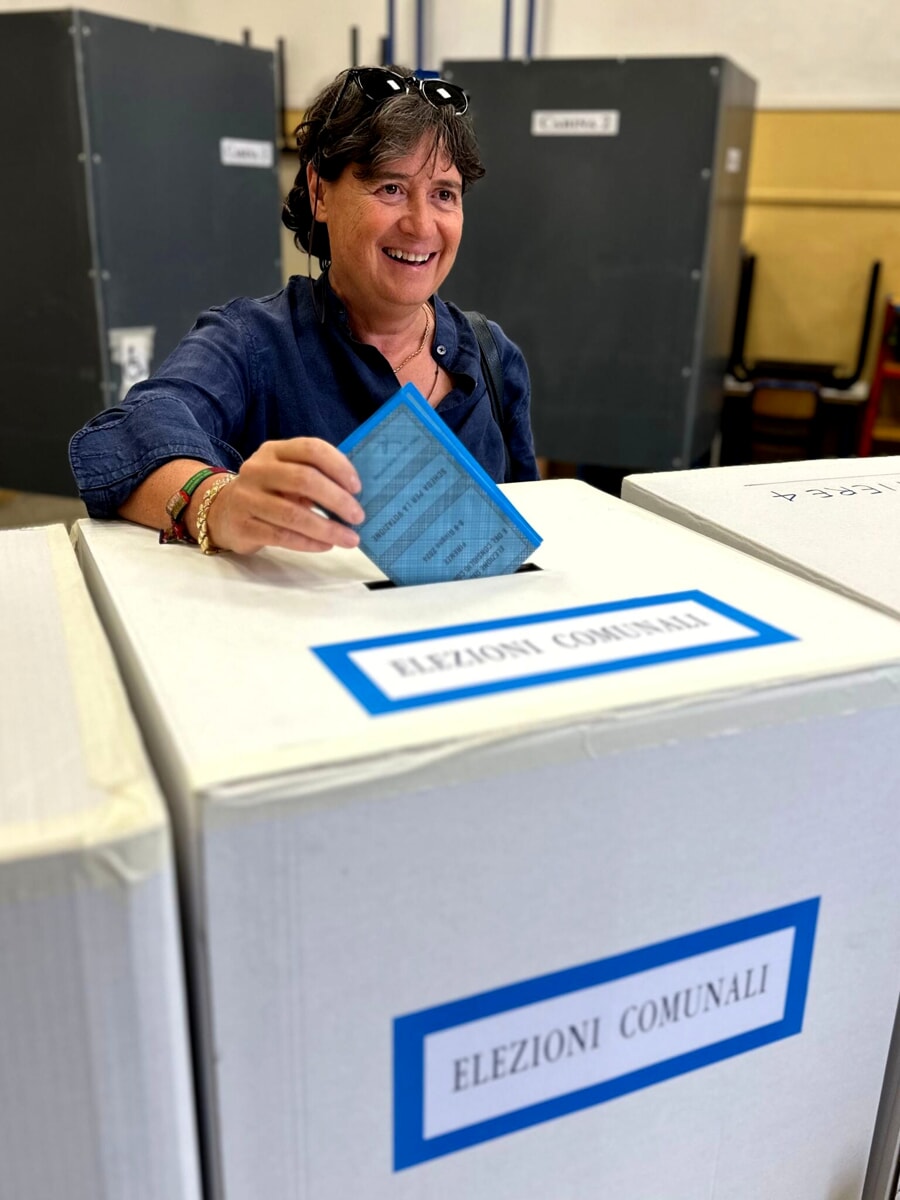 Elezioni, i candidati alle urne: Stefania Saccardi al voto / FOTO