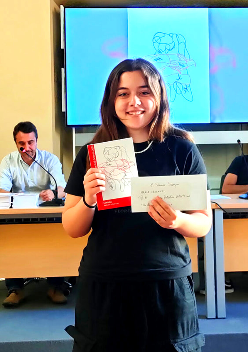 Studenti del liceo artistico di Porta Romana, sede di Sesto Fiorentino, premiati a “Racconti di scienza 2024”