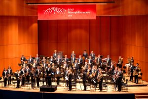 La Junge Bläserphilharmonie Ulm in concerto in Piazza della Signoria