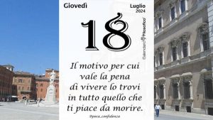 Almanacco | Giovedì 18 luglio: accadde oggi, compleanni, santo e proverbio del giorno