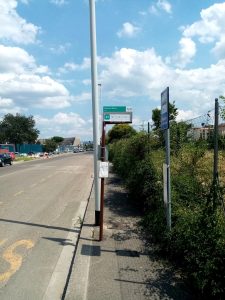 Sollicciano, Draghi: "Dopo 4 anni le fermate dell'autobus sono ancora senza pensilina" / FOTO
