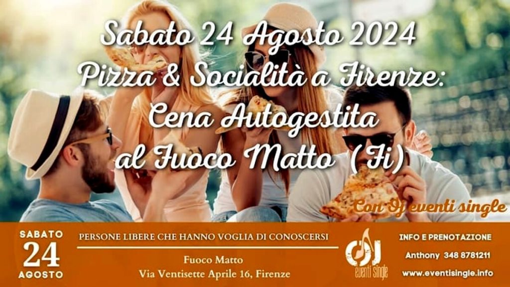 Pizzata al Fuoco Matto per nuovi incontri