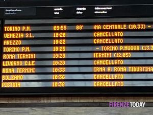 Dalle 21 scatta lo sciopero dei treni
