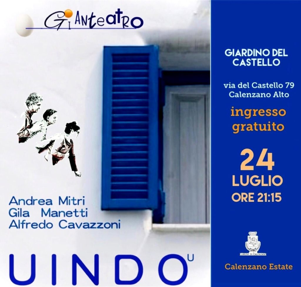 "Uindo", spettacolo di improvvisazione al Giardino del Castello