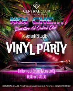 Vinyl party al Central Club