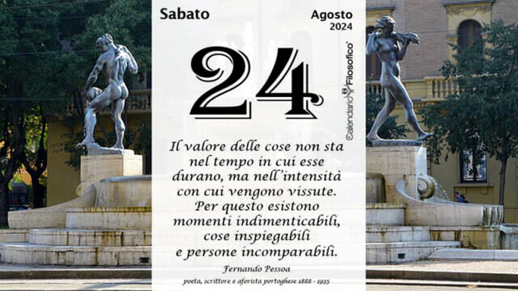 Almanacco | Sabato 24 agosto: accadde oggi, compleanni, santo e proverbio del giorno