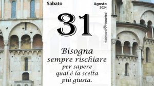 Almanacco | Sabato 31 Agosto: accadde oggi, compleanni, santo e proverbio del giorno