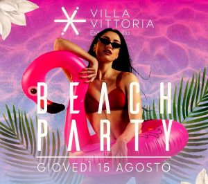 Beach party a Villa Vittoria