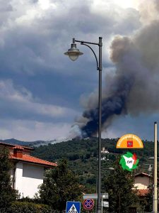 La Toscana che brucia