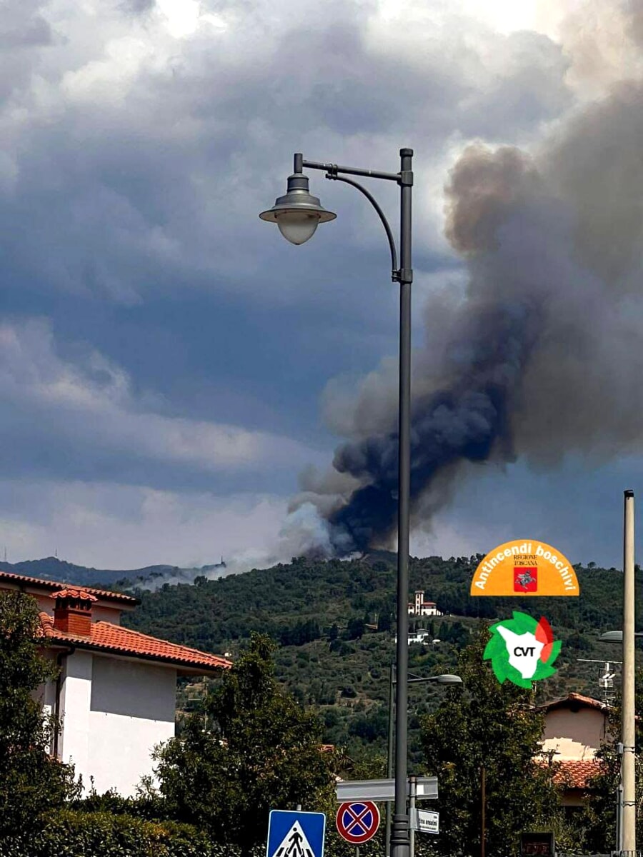 La Toscana che brucia