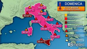 Meteo: “Verso una settimana di Ferragosto rovente"