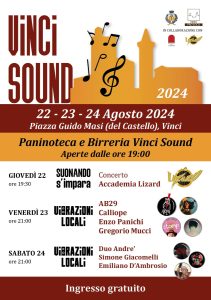 Continua l'estate vinciana, torna Vinci Sound