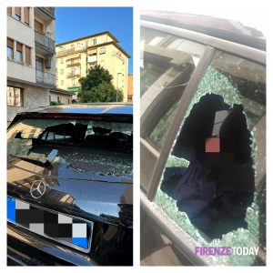 Ancora vetri rotti sulle auto / FOTO