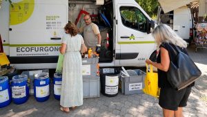 In un anno 475 tonnellate di rifiuti conferite agli ecofurgoni di Alia Multiutility