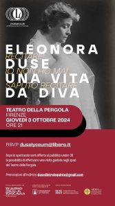 Al Teatro della Pergola lo spettacolo "Eleonora Duse. Una vita da diva"