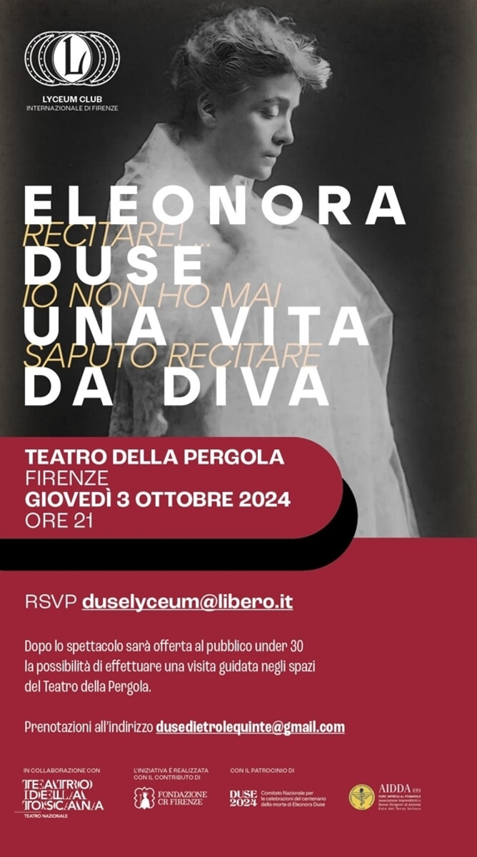 Al Teatro della Pergola lo spettacolo "Eleonora Duse. Una vita da diva"
