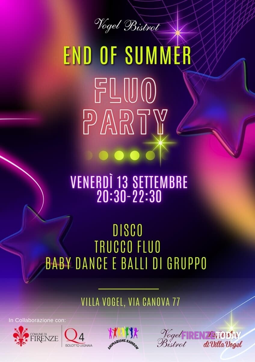 Festa di fine estate: fluo parti