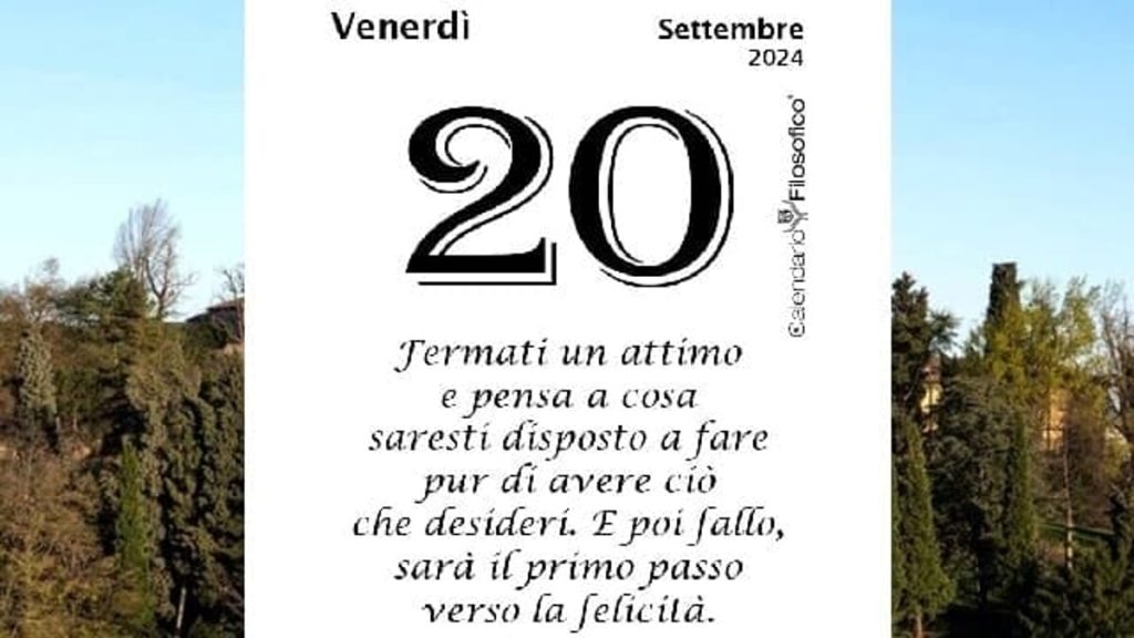 Almanacco | Venerdì 20 settembre: accadde oggi, compleanni, santo e proverbio del giorno