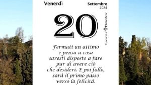 Almanacco | Venerdì 20 settembre: accadde oggi, compleanni, santo e proverbio del giorno