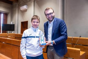 Lorenzo, ai Mondiali di Subbuteo con i colori dell’Empoli