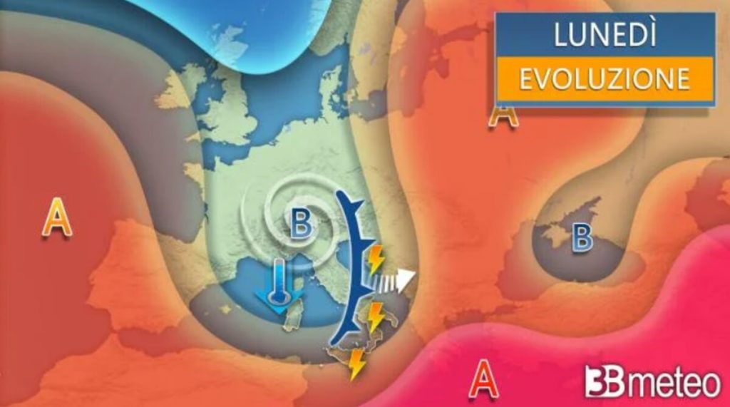 Meteo, nuovo peggioramento in settimana