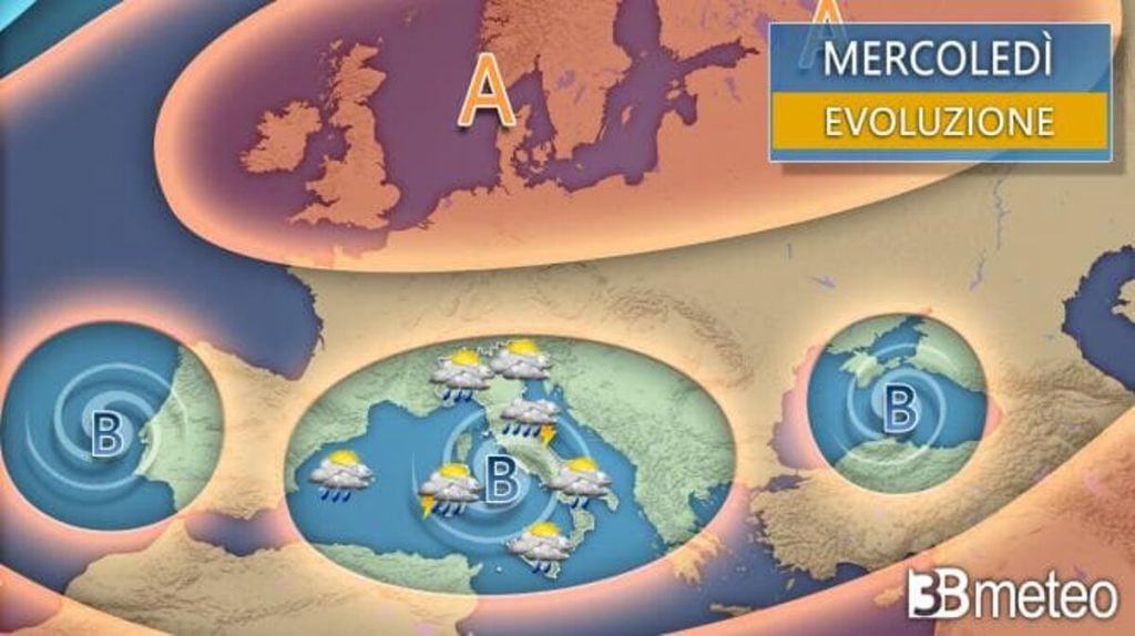 Nuova allerta gialla, in arrivo forti temporali