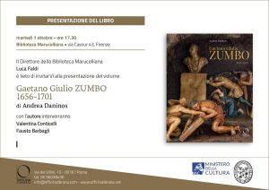 Presentazione del libro di Andrea Daninos: Gaetano Giulio Zumbo, 1656-1701