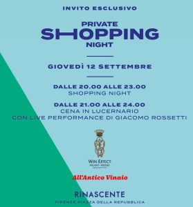 Shpping night alla Rinascente