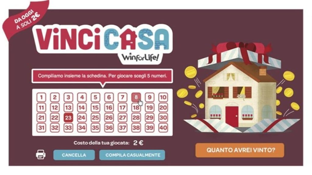 Indovina la cinquina: vince una casa e 200mila euro