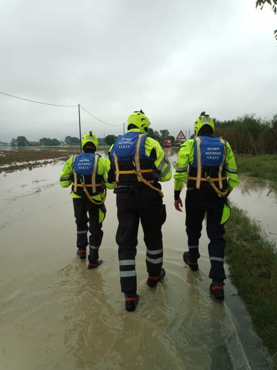 Alluvione, nove fiorentini in soccorso dell'Emilia Romagna / FOTO