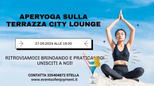 Yoga sulla terrazza City Lounge a Firenze