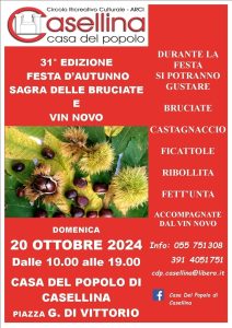 31° sagra delle bruciate alla Casa del popolo di Casellina