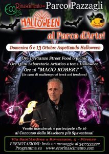 “Aspettando Halloween…”  al Parco Pazzagli. Spettacoli di magia e concorso maschere più spaventose...