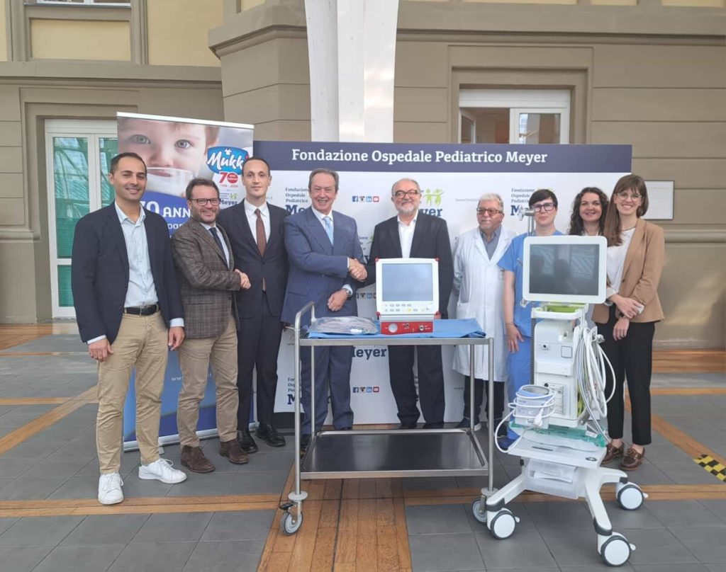 Ospedale Meyer: Mukki dona ventilatori polmonari di ultima generazione