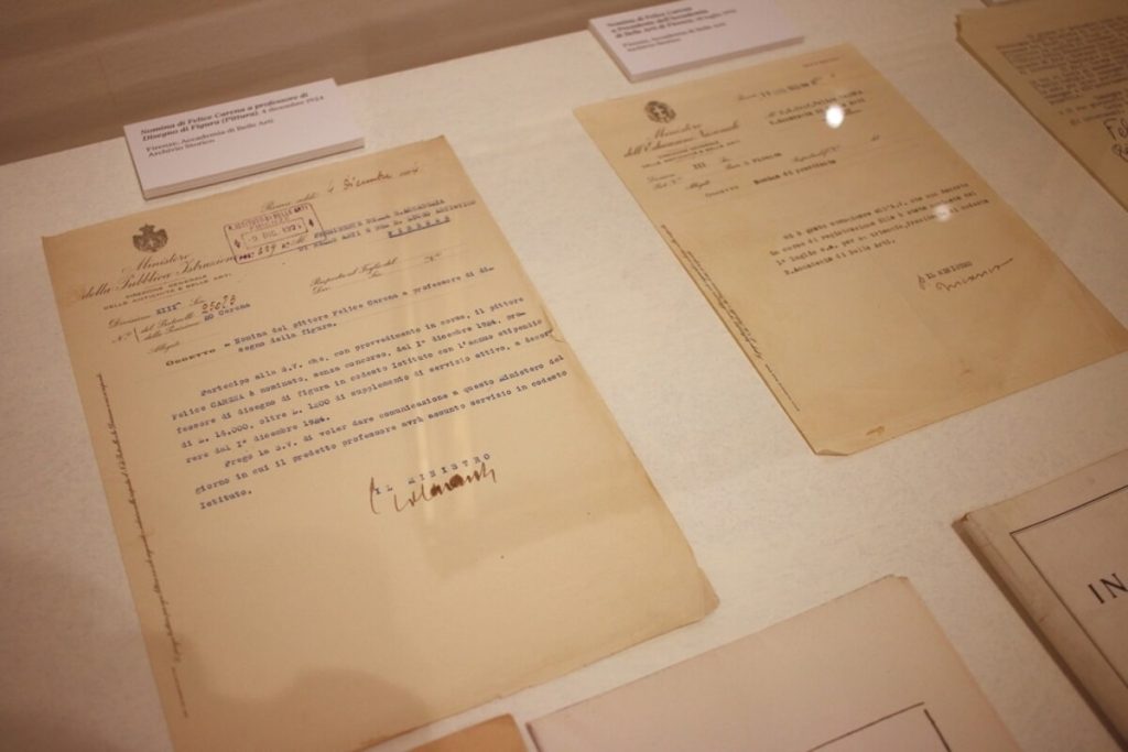 Felice Carena, pittore e maestro all'Accademia di Belle Arti di Firenze