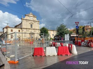 Tramvia, scatta la viabilità definitiva in piazza San Marco / FOTO