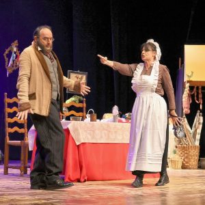 Francesca Nunzi e Marco Predieri al Teatro Reims con "La governante di Cavour"