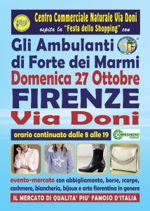 Gli ambulanti di Forte dei Marmi a Firenze