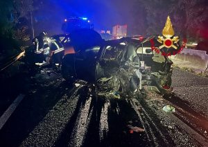 Incidente sull'Autopalio, 4 auto coinvolte: c'è un ferito grave
