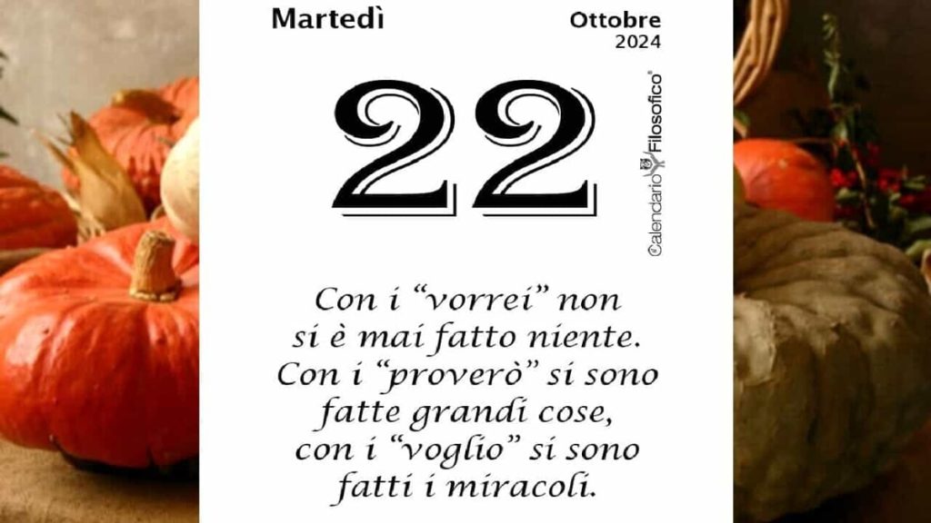 Almanacco | Martedì 22 ottobre: accadde oggi, compleanni, santo e proverbio del giorno
